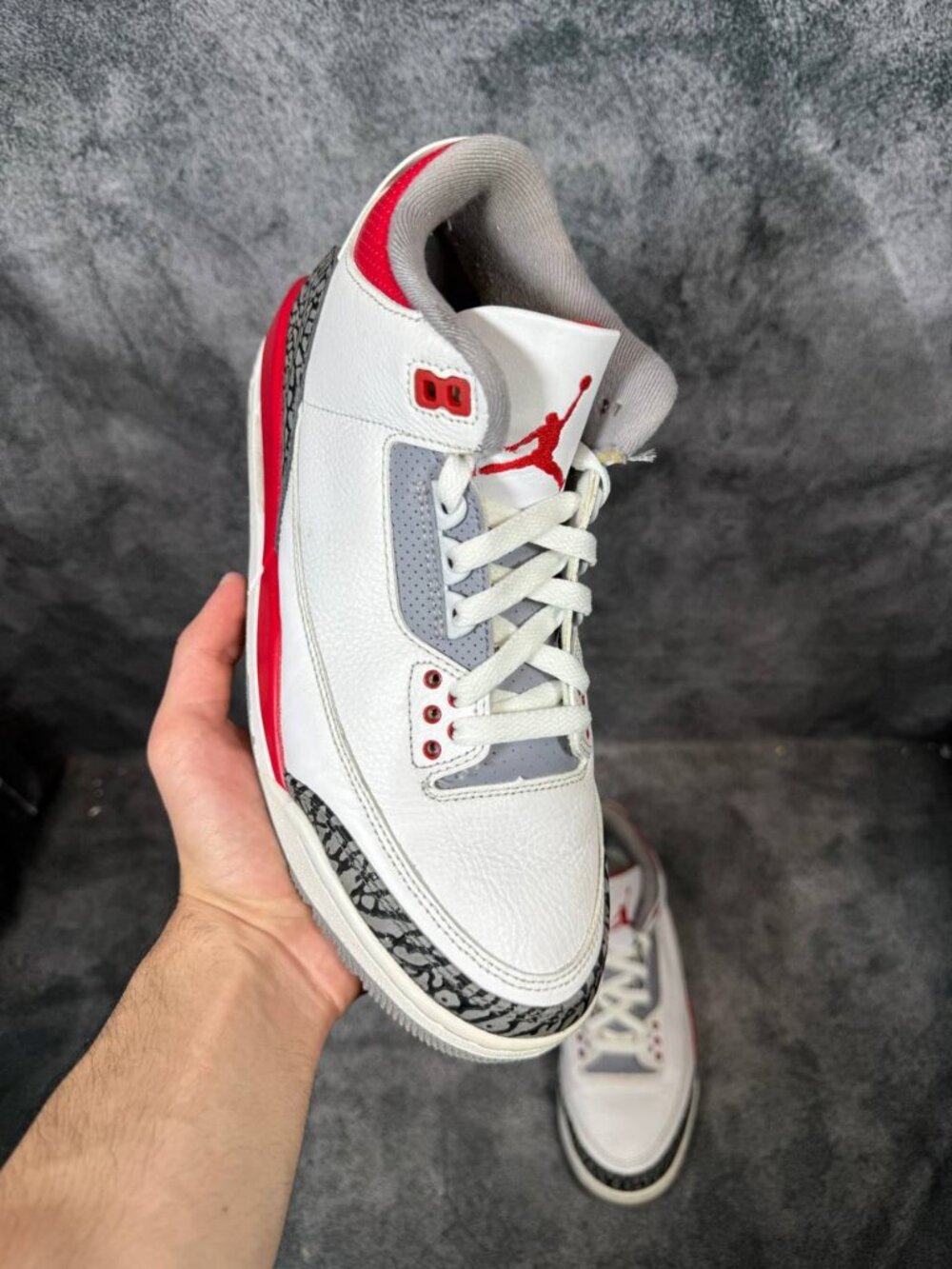 Size 8.5 | Jordan 3 Fire Red No Box | Pre-Owned
